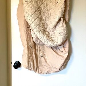 Egret crib sheet and changing pad cover